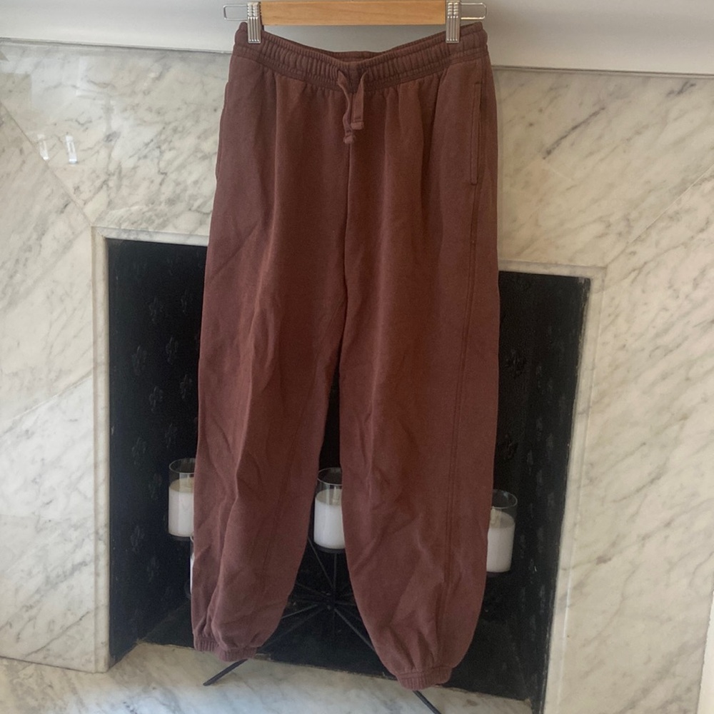 RicherPoorer maroon sweatpants. Size small